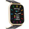 Unisex Smartwatch Superga Ink2 SW-STC015 Black and Yellow Aluminium Case