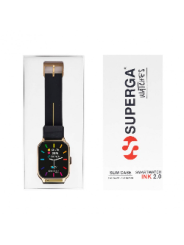 Orologio Smartwatch Unisex Superga Ink2 SW-STC015 Nero e Giallo Cassa Alluminio