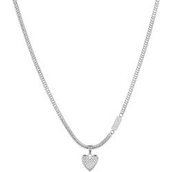 Collana Donna Liu Jo LJ1841 in Acciaio Colore Argento con Cuore