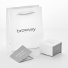 Orecchini Donna Brosway Perfect BPC25 in Acciaio Pvd Oro con Cristalli