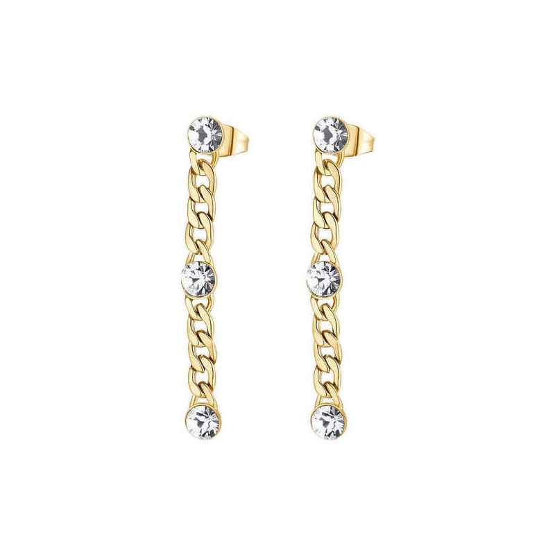 Orecchini Donna Brosway Symphonia BYM90 in Acciaio Pvd Oro con Zirconi Orecchini Donna Brosway Symphonia BYM90 in Acciaio Pvd Oro con Zirconi