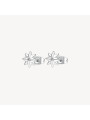 Orecchini Donna Brosway Chakra BHKE045 in Acciaio Silver Cristallo Stella