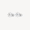 Orecchini Donna Brosway Chakra BHKE045 in Acciaio Silver Cristallo Stella