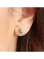 Orecchini Donna Brosway Chakra BHKE045 in Acciaio Silver Cristallo Stella