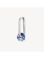 Mono Orecchino Donna Brosway Chakra BHKE115 in Acciaio Silver Blu