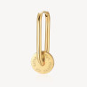 Mono Orecchino Donna Brosway Chakra BHKE116 in Acciaio PVd Oro Luna