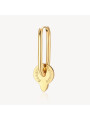 Mono Orecchino Donna Brosway Chakra BHKE110 in Acciaio Pvd Oro Cristallo