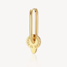 Mono Orecchino Donna Brosway Chakra BHKE110 in Acciaio Pvd Oro Cristallo