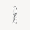 Mono Orecchini Donna Brosway Chakra BHKE061 in Acciaio Silver Lettera E