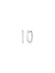 Orecchini Donna a Cerchio Liujo LJ2461 in Acciaio 316l Silver con Zirconi
