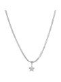 Collana Donna Liu Jo LJ1845 in Acciaio Colore Argento con Stella