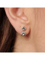 Orecchini Donna Brosway Symphonia BYM172 in Acciaio Silver e Cristalli