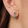 Orecchini Donna Brosway Symphonia BYM172 in Acciaio Silver e Cristalli