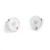 Orecchini Donna Marlù 15OR006 in Acciaio Silver Tondi con Zirocni