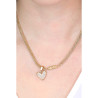 Collana Donna Liu Jo LJ1853 Catena in Acciaio Colore Oro con Cuore