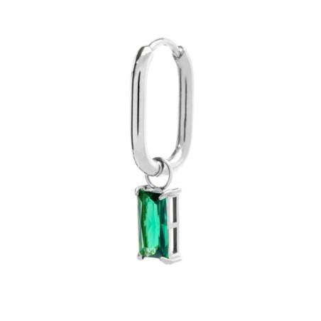Mono Orecchino Donna Marlu Gioielli Acciaio Marlu 31or0011-s Pietra verde