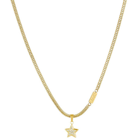 Collana Donna Liu Jo LJ1857 Catena in Acciaio Colore Oro con Stella