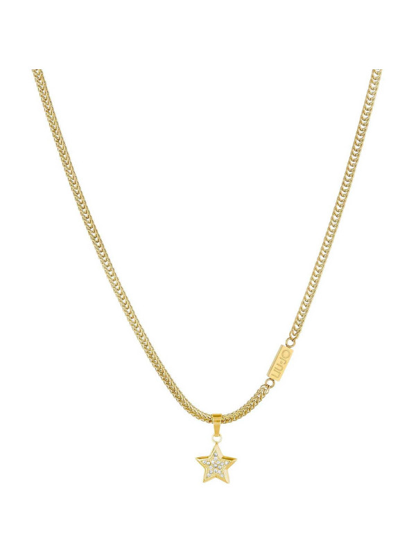Collana Donna Liu Jo LJ1857 Catena in Acciaio Colore Oro con Stella