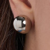 Brosway Orecchini A Lobo Donna In Acciaio Silver Perfect BPC32
