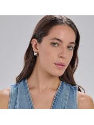 Brosway Orecchini A Lobo Donna In Acciaio Silver Perfect BPC32