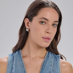 Brosway Orecchini A Lobo Donna In Acciaio Silver Perfect BPC32