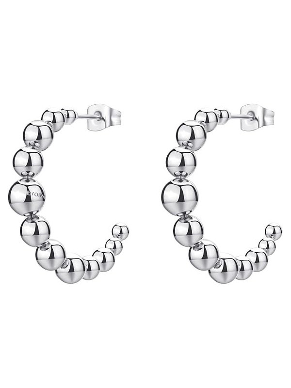 Brosway Orecchini A Cerchio Donna In Acciaio Silver Perfect BPC28