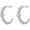 Brosway Orecchini A Cerchio Donna In Acciaio Silver Perfect BPC28