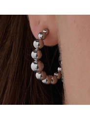 Brosway Orecchini A Cerchio Donna In Acciaio Silver Perfect BPC28