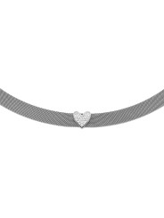 Collana Donna Liu Jo LJ1857 Girocollo in Acciaio Colore Argento con