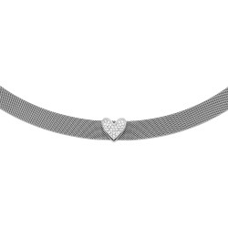 Liu Jo Women's Necklace LJ1857 Steel Crewneck Silver Color with