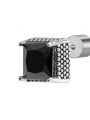 Mono Orecchino unisex Marlù 33OR0047-N a lobo con zircone nero quadrato 0,7mm