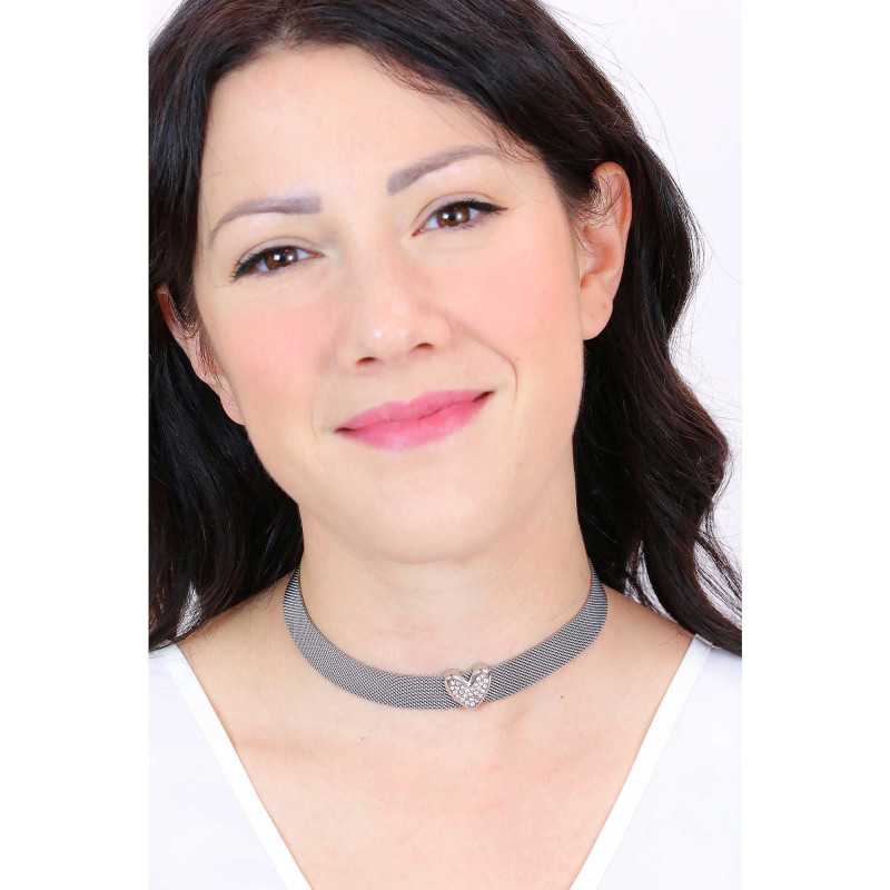 Liu Jo Women's Necklace LJ1857 Steel Crewneck Silver Color with
