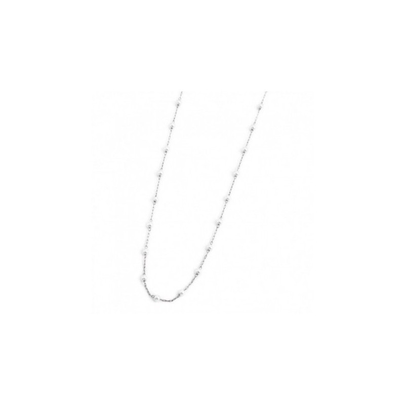 Collana Donna Marlù Be Woman 2CA0031-W in Acciaio Colore Argento con Perle Collana Donna Marlù Be Woman 2CA0031-W in Acciaio Colore Argento con Perle