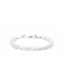 Bracciale Donna Marlù 30BR0005-W in Acciaio Oro e Perle Bianche