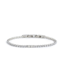 Bracciale Tennis Marlù da uomo in acciaio Silver 1BR0068-W con Zirconi