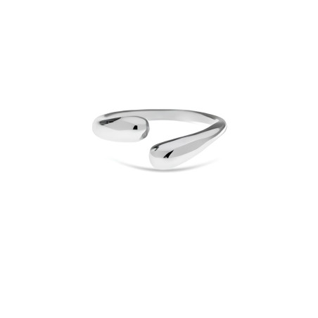 Anello Donna Liujo LJ2428M12 Aperto in Acciaio Silver 316l Misura 12