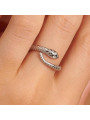 Anello Donna Brosway BHKR005E Con Simbolo Serpente Chakra in Acciaio Silver