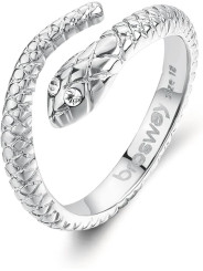 Anello Donna Brosway BHKR005D Con Simbolo Serpente Chakra in Acciaio Silver