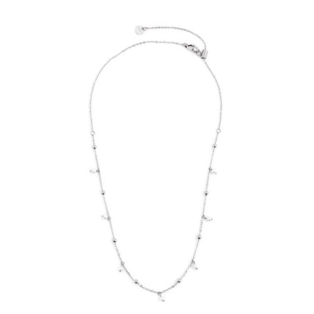 Collana acciaio sfere e perle alternate di Marlù, 2CO0069-W