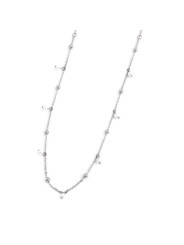 Collana acciaio sfere e perle alternate di Marlù, 2CO0069-W