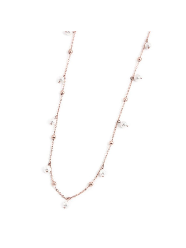 Collana Donna Marlù Be Woman 2CO0067R-W in Acciaio Colore Oro Rosa con
