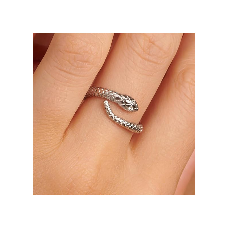 copy of Anello Donna Brosway BHKR005E Con Simbolo Serpente Chakra in Acciaio Silver