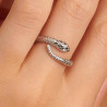 copy of Anello Donna Brosway BHKR005E Con Simbolo Serpente Chakra in Acciaio Silver