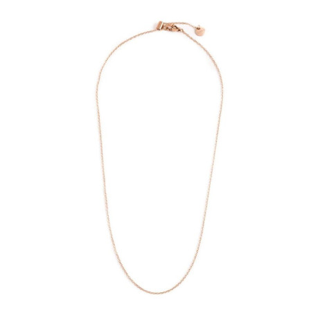 Collana Marlù Donna 2CA0014R in Acciaio Pvd Oro Rosa Catena Anallergica