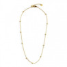 Collana Marlù Donna 2CA0012G in Acciaio Pvd oro con Sfere Ananllergico
