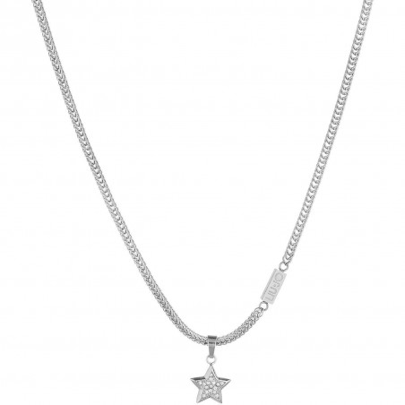 Liu Jo LJ1845 Woman Necklace in Silver Color Steel with Pendant Star