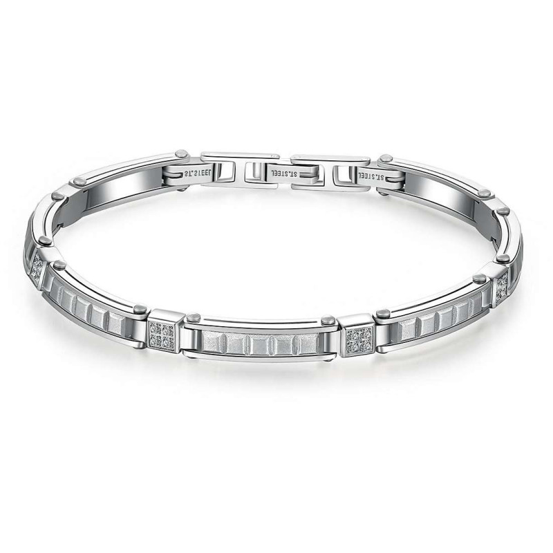 Bracciale Uomo Semirigido Gioielli Brosway BBC13 In Acciaio In Acciaio Bracciale Uomo Semirigido Gioielli Brosway BBC13 In Acciaio In Acciaio