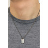 Collana Uomo Brosway Ink BIK03 in Acciaio con Pvd Colore Canna di Fucile