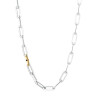 Collana Uomo Brosway BBU01 Caliburn in Acciaio Catena Silver con Finiture Oro