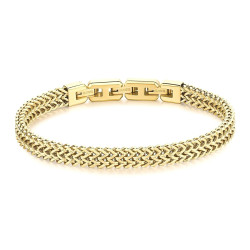 bracciale da uomo brosway bik100 in acciaio colore oro